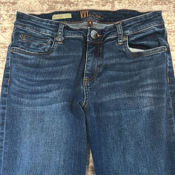 Kut from the Kloth Katy boyfriend Women's Blue Jeans size 8 - Picture 4 of 8